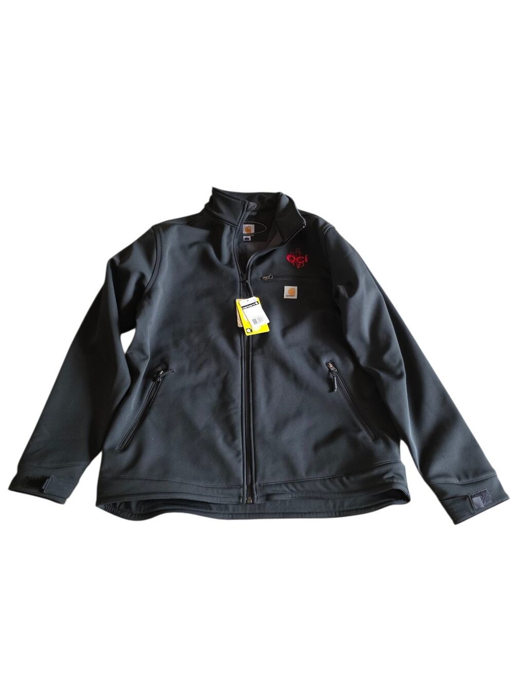 Carhartt Crowley Black Jacket NWT Men's Size XLarge Tall Embroidered Logo
